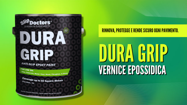 Dura Grip E2: la vernice epossidica antiscivolo per pavimenti industriali e residenziali